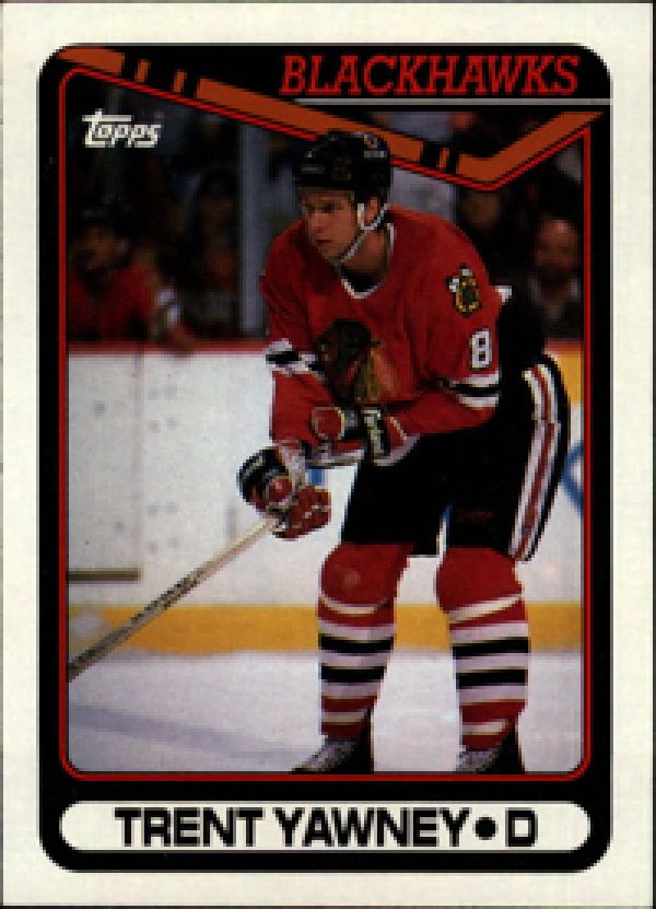 NHL 1990-91 Topps - No 297 - Trent Yawney