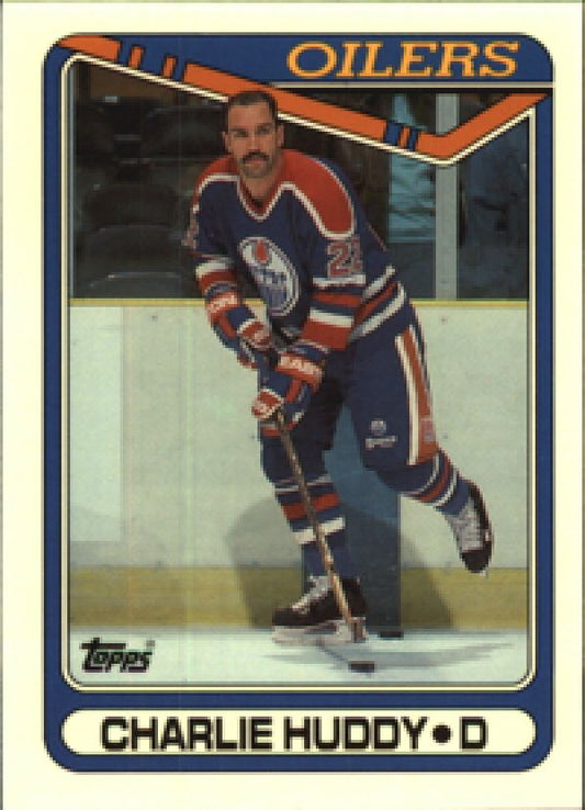 NHL 1990-91 Topps - No. 344 - Charlie Huddy