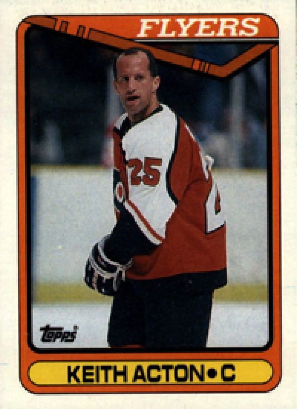 NHL 1990-91 Topps - No 355 - Keith Acton