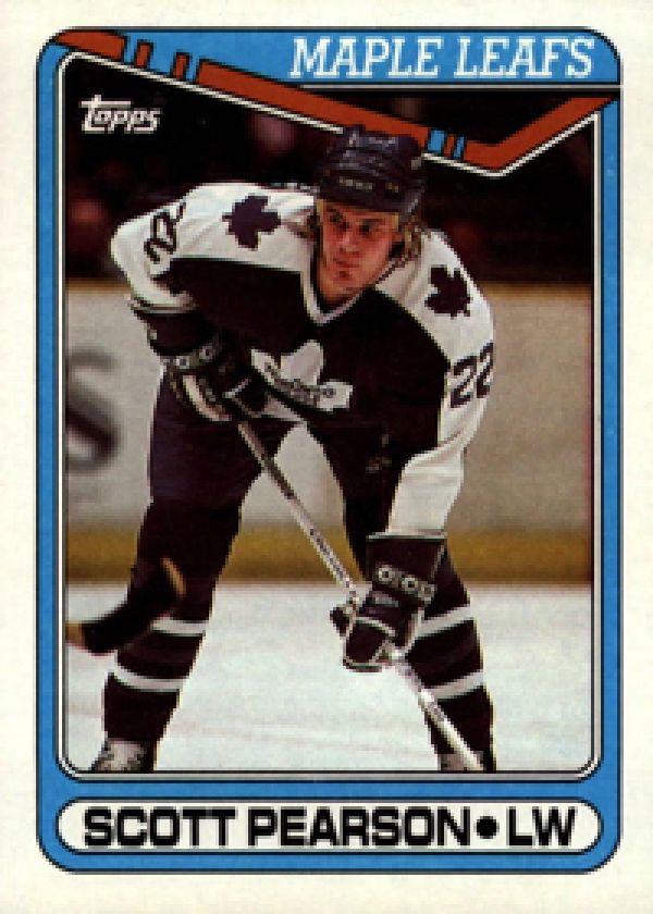 NHL 1990-91 Topps - No 356 - Scott Pearson