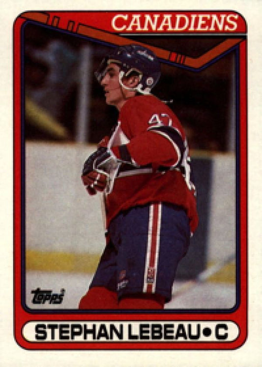 NHL 1990-91 Topps - No 388 - Stephan Lebeau