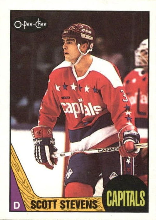 NHL 1987-88 O-Pee-Chee - No 25 - Scott Stevens