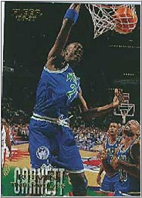 NBA 1996-97 Fleer - No. 64 - Kevin Garnett