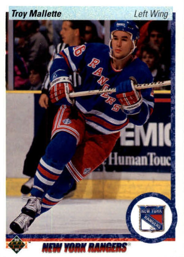 NHL 1990-91 Upper Deck - No 11 - Troy Mallette