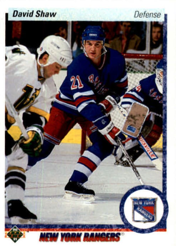 NHL 1990-91 Upper Deck - No 15 - David Shaw