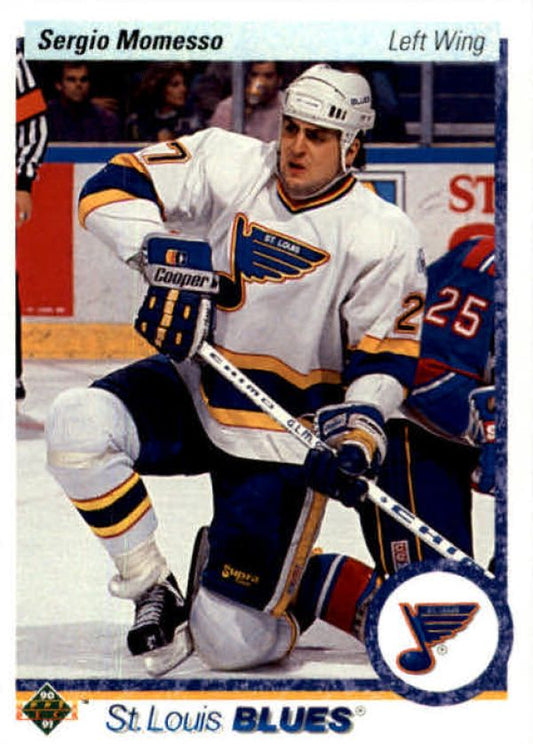 NHL 1990-91 Upper Deck - No 19 - Sergio Momesso