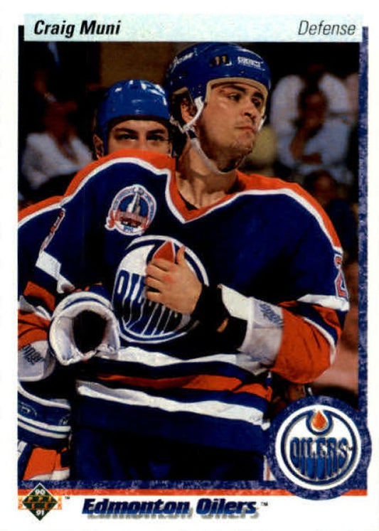 NHL 1990-91 Upper Deck - No 21 - Craig Muni