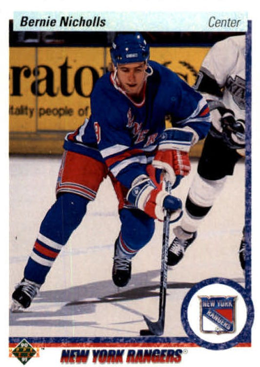 NHL 1990-91 Upper Deck - No 34 - Bernie Nicholls