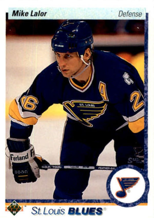 NHL 1990-91 Upper Deck - No 40 - Mike Lalor