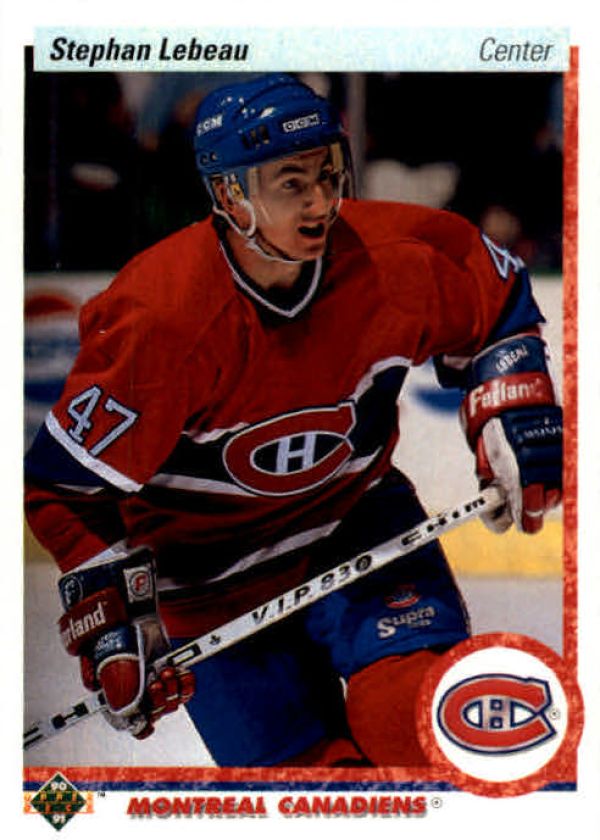 NHL 1990-91 Upper Deck - No 51 - Stephan Lebeau