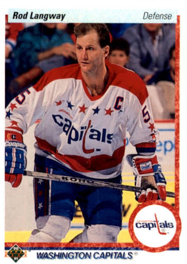 NHL 1990-91 Upper Deck - No 57 - Rod Langway