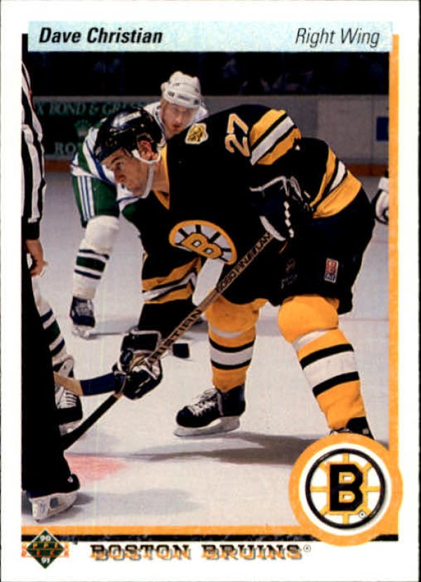 NHL 1990-91 Upper Deck - No 61 - Dave Christian