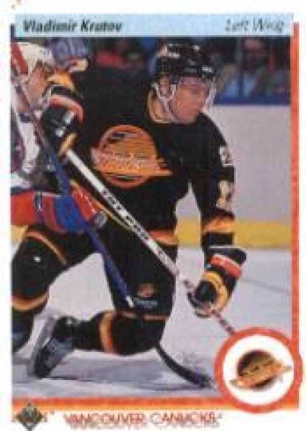 NHL 1990-91 Upper Deck - No 77 - Vladimir Krutov