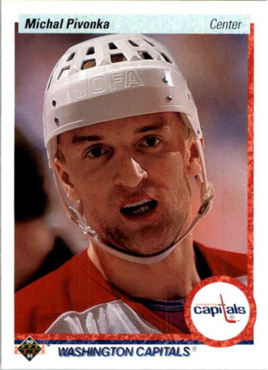 NHL 1990-91 Upper Deck - No 80 - Michal Pivonka