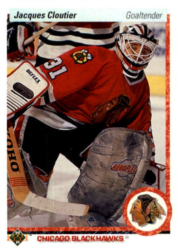 NHL 1990-91 Upper Deck - No 114 - Jacques Cloutier