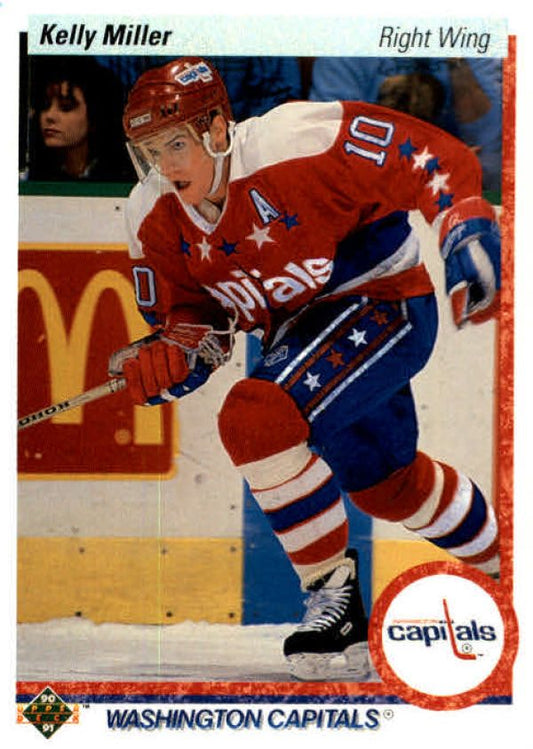 NHL 1990-91 Upper Deck - No 130 - Kelly Miller