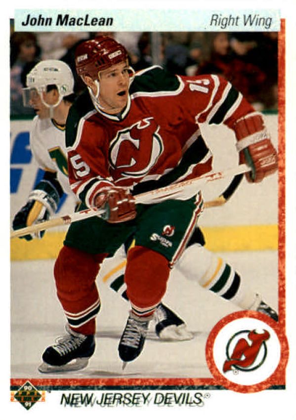 NHL 1990-91 Upper Deck - No 161 - John MacLean