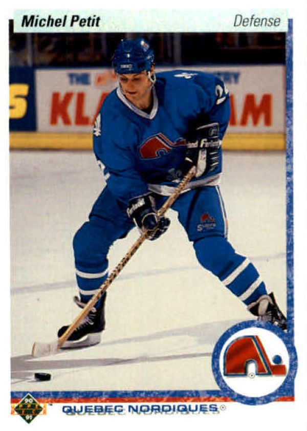 NHL 1990-91 Upper Deck - No 181 - Michel Petit