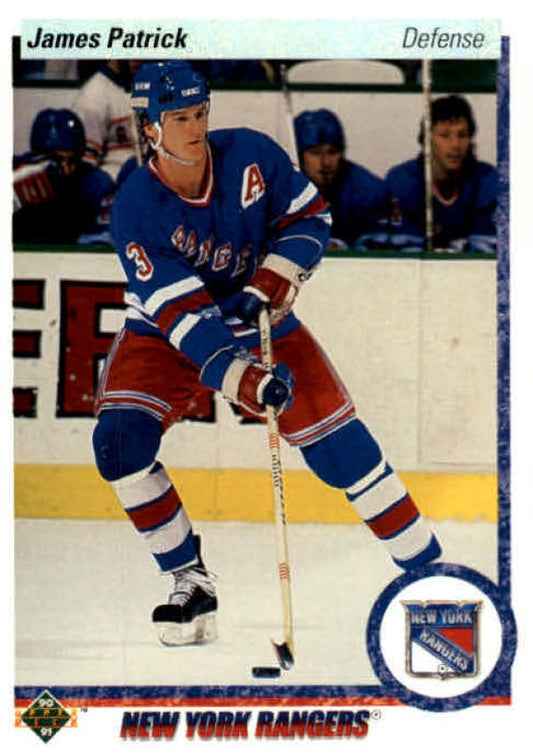 NHL 1990-91 Upper Deck - No 185 - James Patrick