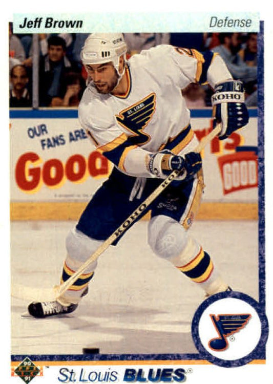 NHL 1990-91 Upper Deck - No 191 - Jeff Brown