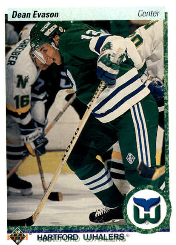 NHL 1990-91 Upper Deck - No 192 - Dean Evason