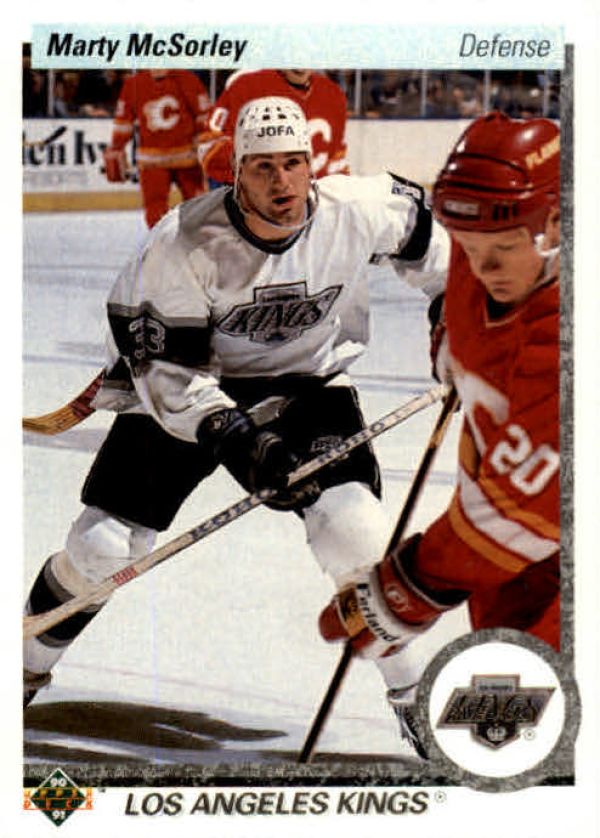 NHL 1990-91 Upper Deck - No 212 - Marty McSorley