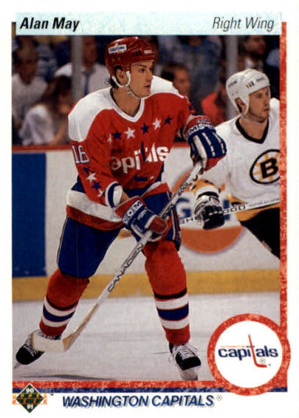 NHL 1990-91 Upper Deck - No 240 - Alan May