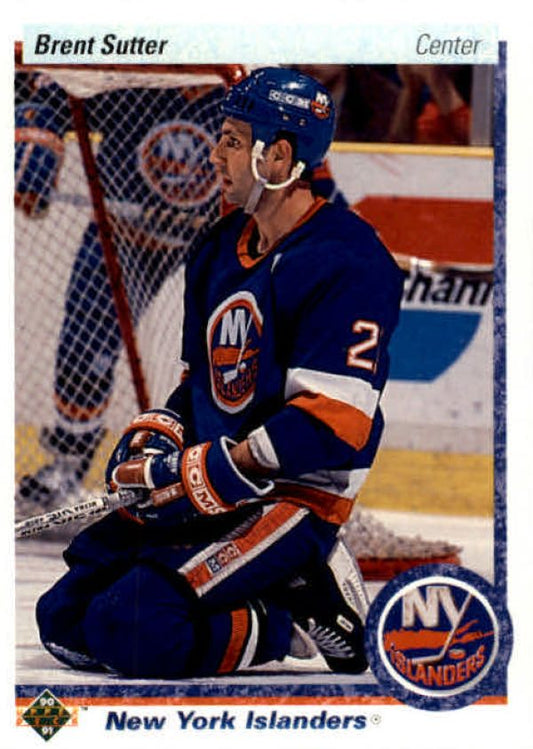 NHL 1990-91 Upper Deck - No 249 - Brent Sutter