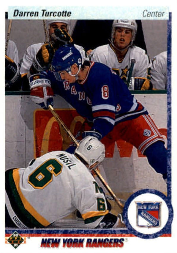 NHL 1990-91 Upper Deck - No 274 - Darren Turcotte