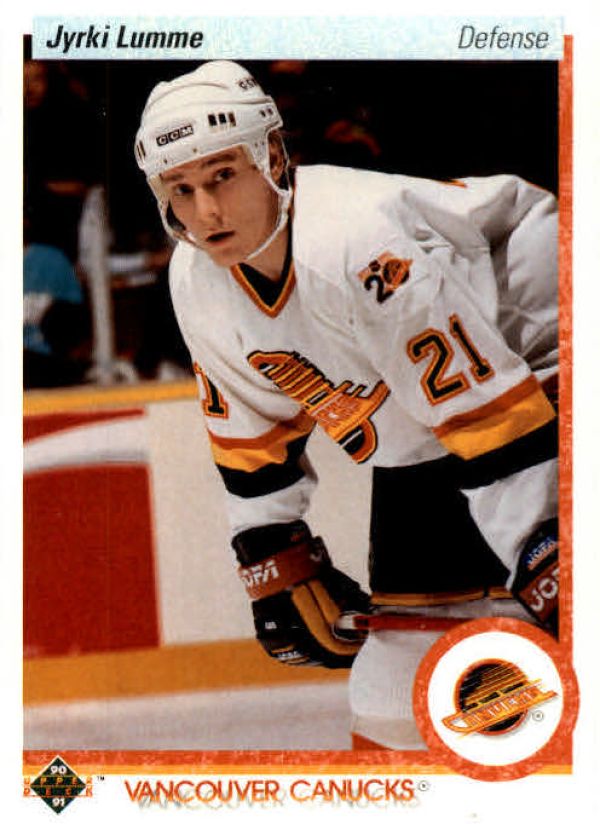 NHL 1990-91 Upper Deck - No 297 - Jyrki Lumme