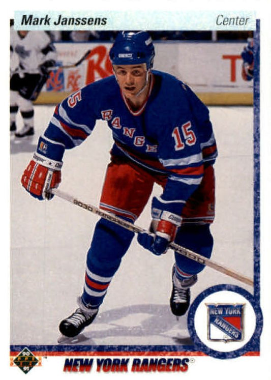 NHL 1990-91 Upper Deck - No 298 - Mark Janssens