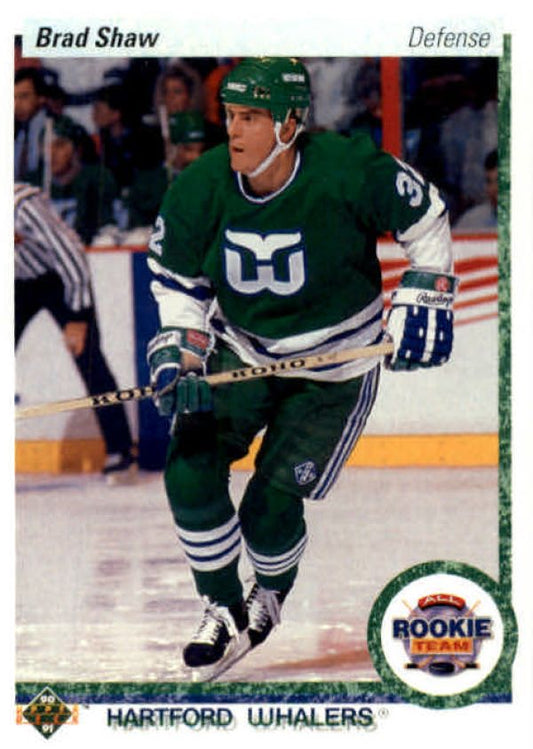 NHL 1990-91 Upper Deck - No 327 - Brad Shaw