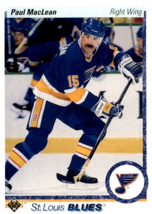 NHL 1990-91 Upper Deck - No 330 - Paul MacLean