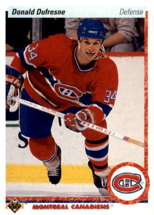 NHL 1990-91 Upper Deck - No 332 - Donald Dufresne