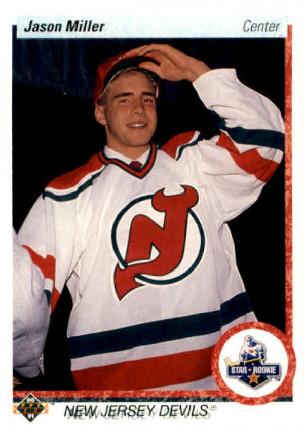 NHL 1990-91 Upper Deck - No. 335 - Jason Miller