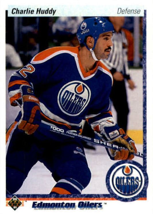 NHL 1990-91 Upper Deck - No 341 - Charlie Huddy