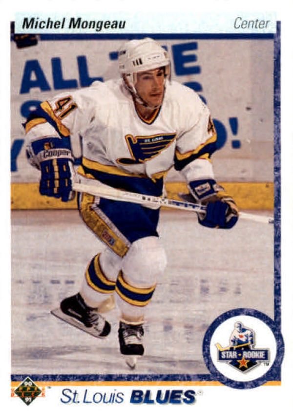 NHL 1990-91 Upper Deck - No 345 - Michel Mongeau