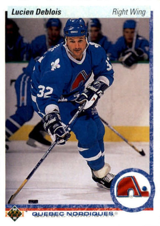 NHL 1990-91 Upper Deck - No 363 - Lucien Deblois