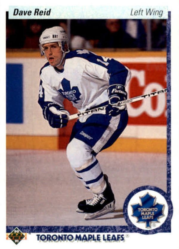 NHL 1990-91 Upper Deck - No. 364 - Dave Reid