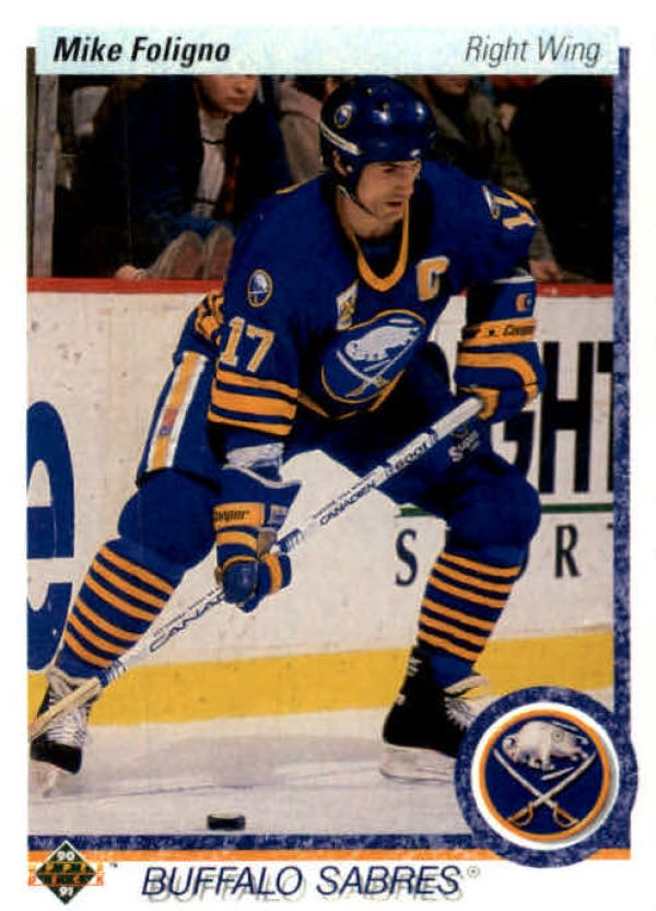 NHL 1990-91 Upper Deck - No 378 - Mike Foligno