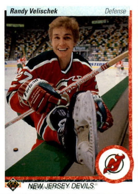 NHL 1990-91 Upper Deck - No 392 - Randy Velischek