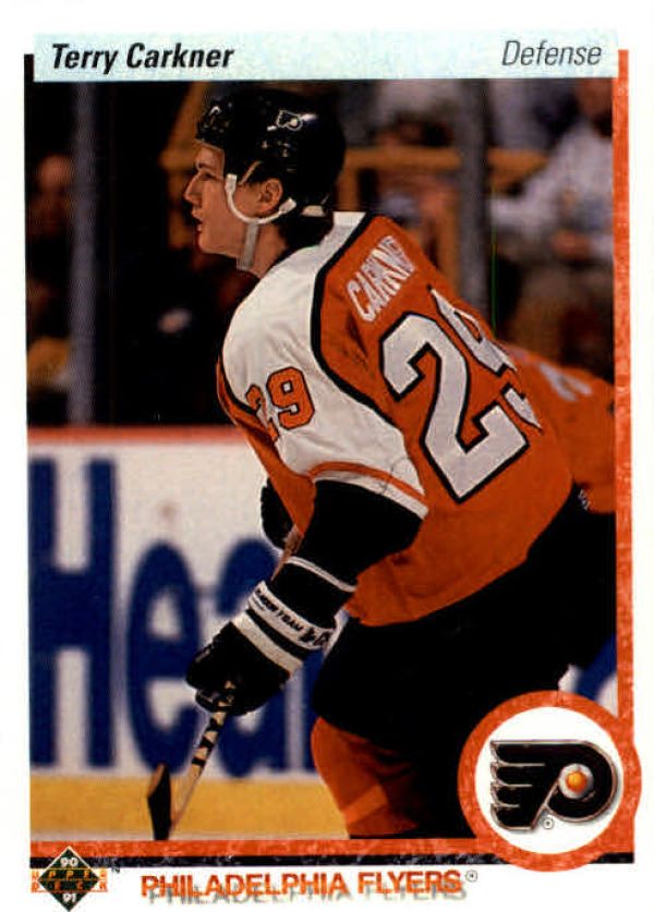 NHL 1990-91 Upper Deck - No 398 - Terry Carkner