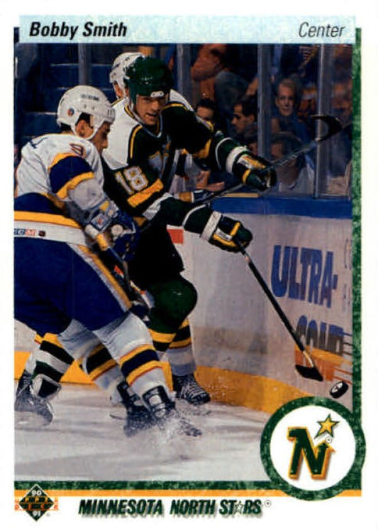 NHL 1990-91 Upper Deck - No 406 - Bobby Smith