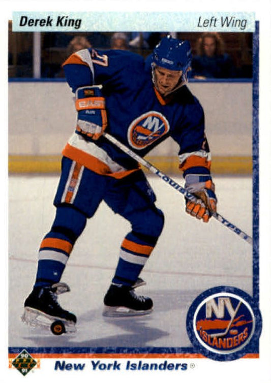 NHL 1990-91 Upper Deck - No 407 - Derek King