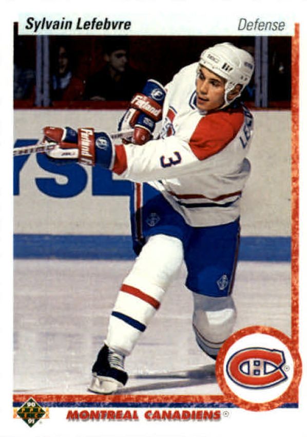 NHL 1990-91 Upper Deck - No 421 - Sylvain Lefebvre