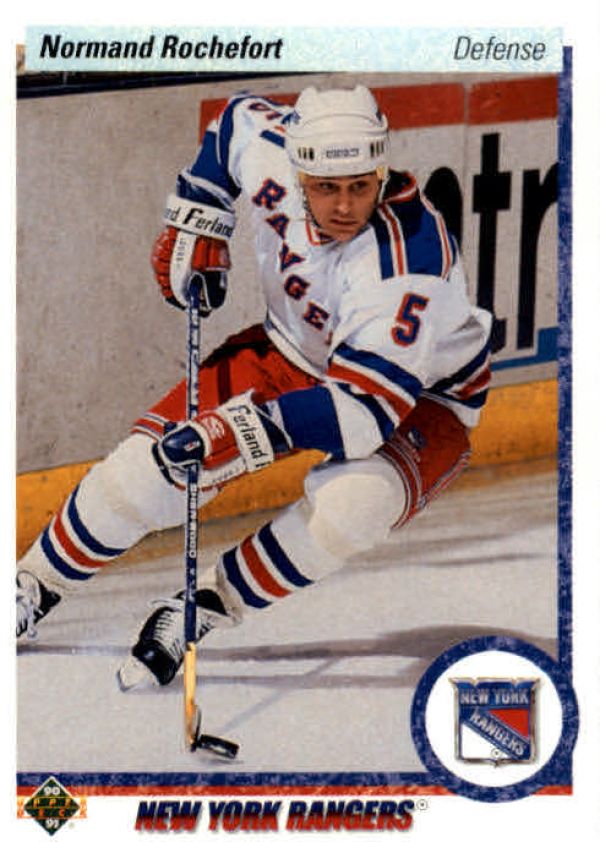 NHL 1990-91 Upper Deck - No 437 - Normand Rochefort