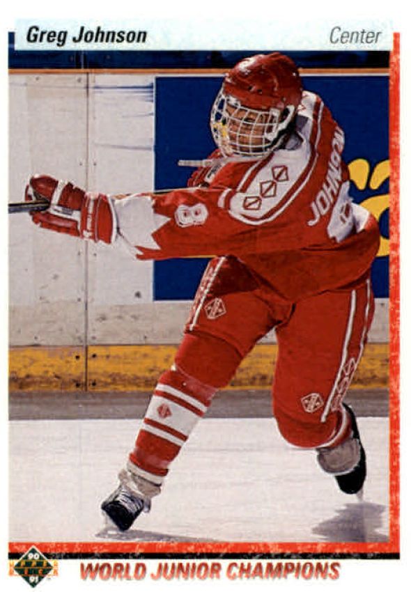 NHL 1990-91 Upper Deck - No 460 - Greg Johnson