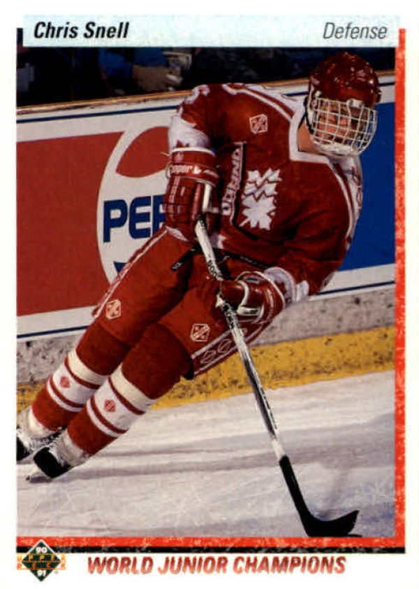 NHL 1990-91 Upper Deck - No 468 - Chris Snell