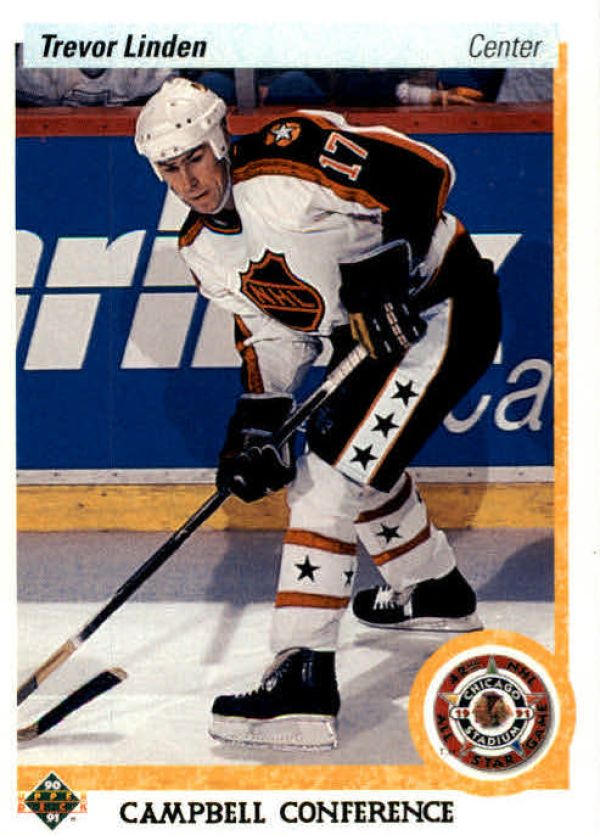 NHL 1990-91 Upper Deck - No 480 - Trevor Linden