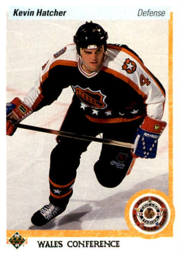 NHL 1990-91 Upper Deck - No 486 - Kevin Hatcher